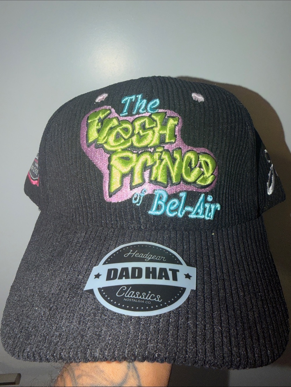 🤴🏽🧢🤴🏽 ‘The Fresh Prince of Bel-Air' Corduroy Snapback Dad Hat -